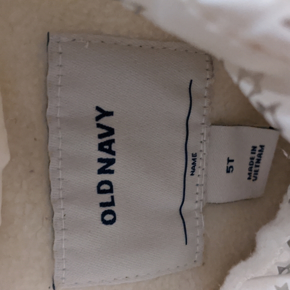 Girls white puff vest - Picture 2 of 6